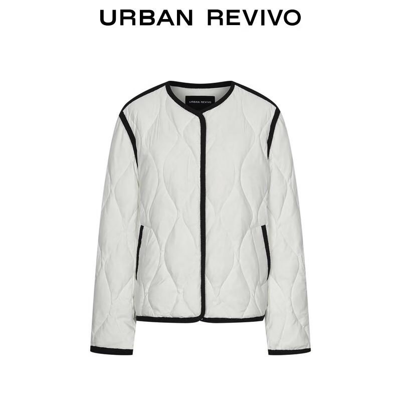 UR Women's Contrast-Edge Quilted Down Jacket