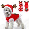 Cute Christmas Pets Costume New Year Dog Clothes Small Dogs Cat Santa Costume Jacket