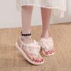 Fashion Casual Bow Open Toe Women's Sandals on Offer Low Price Original Anti Slip Hot 2025 Luxury Designer Asian Size Vip Ladies Shoes