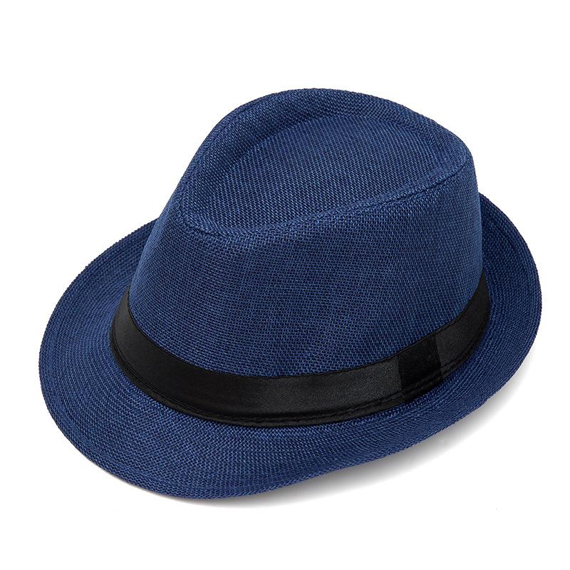 Chapeau Haut de Forme d'Extérieur pour Hommes, Pare-Soleil et Protection Solaire, Tendance Mode d'Été pour Femmes, Chapeaux de Paille Polyvalents, Chapeaux Jazz