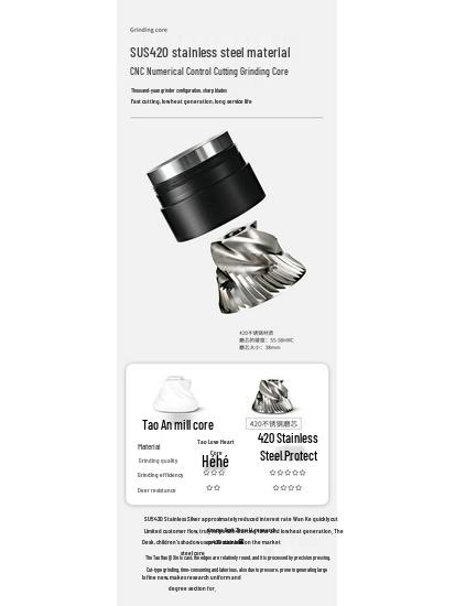 Compact Steel Core Manual Coffee Grinder - Hand-Powered Mill for Fresh Coffee Beans