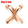 Simple Cross Scarf Clip X Shape Metal Brooches For Women Hollow Bow Scarves Buckle Holder Shawls Jewelry Clothing Accessories
