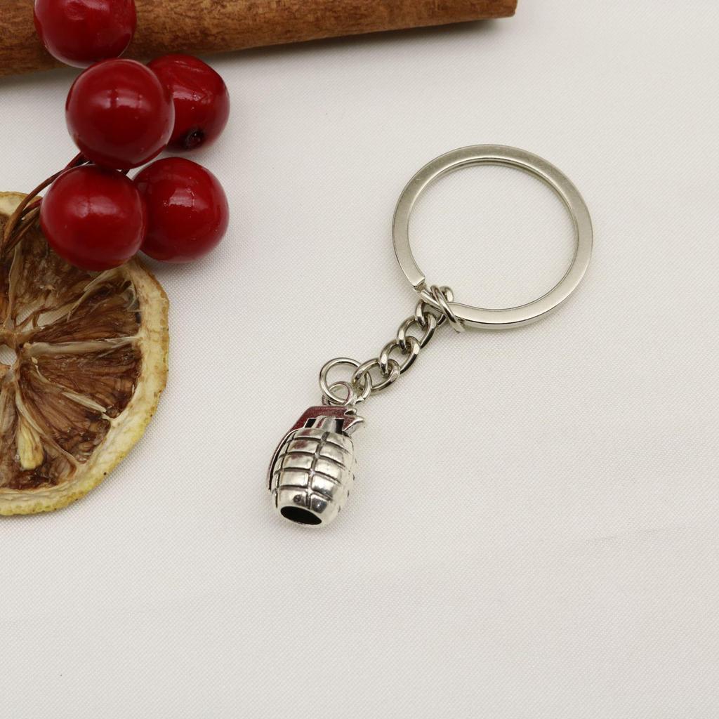 Foreign Trade Hot-Selling Jewelry Grenade Keychain Pendant