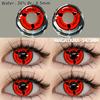 EYESHARE DEMON Red Cosplay Contact Lenses for Eyes Blood-red Pupils Halloween Eye Lens White/Black Softlens