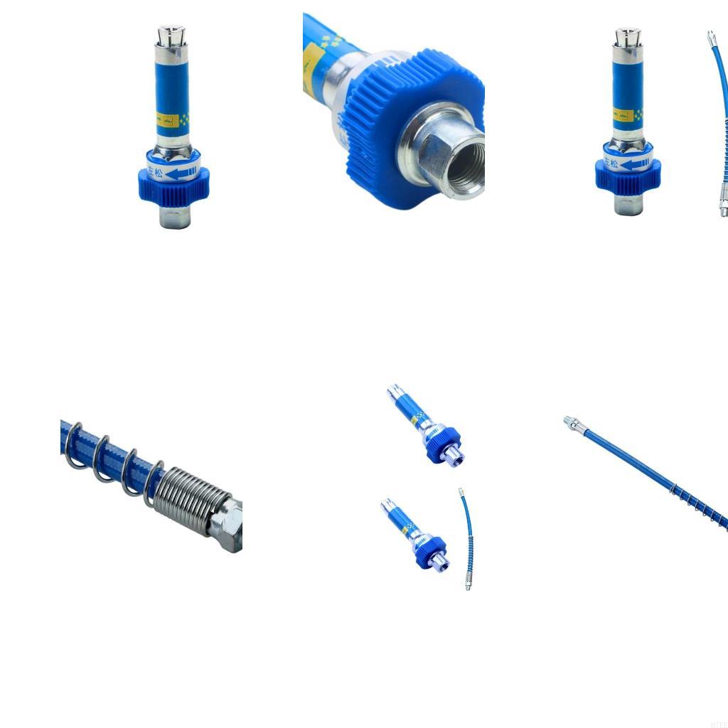 H7EE Grease Coupler Lock Clamp Type Grease Nozzle Hose High-Pressure Grease Coupling End Connector Lockable Tool