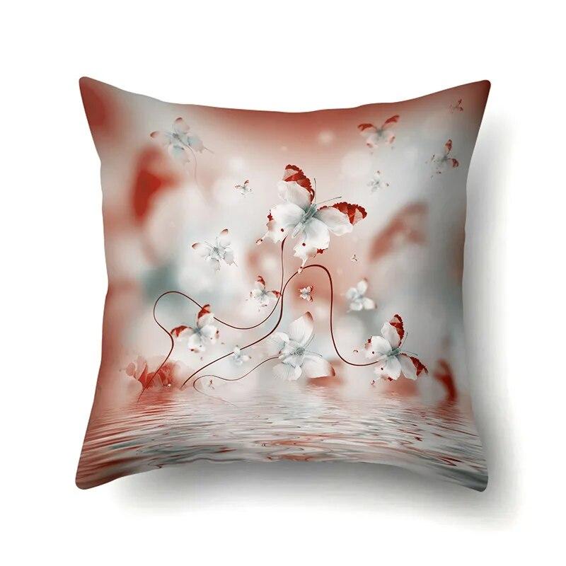 Geometric Butterfly Pattern Pillowcase Waist  Living Room Bedroom Sofa
