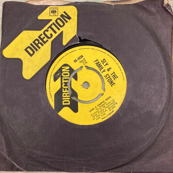 7inch Record SLY & THE FAMILY STONE - Everyday People / Sing A Simple Son 583938 DIRECTION 1969 UK Soul/Funk Used