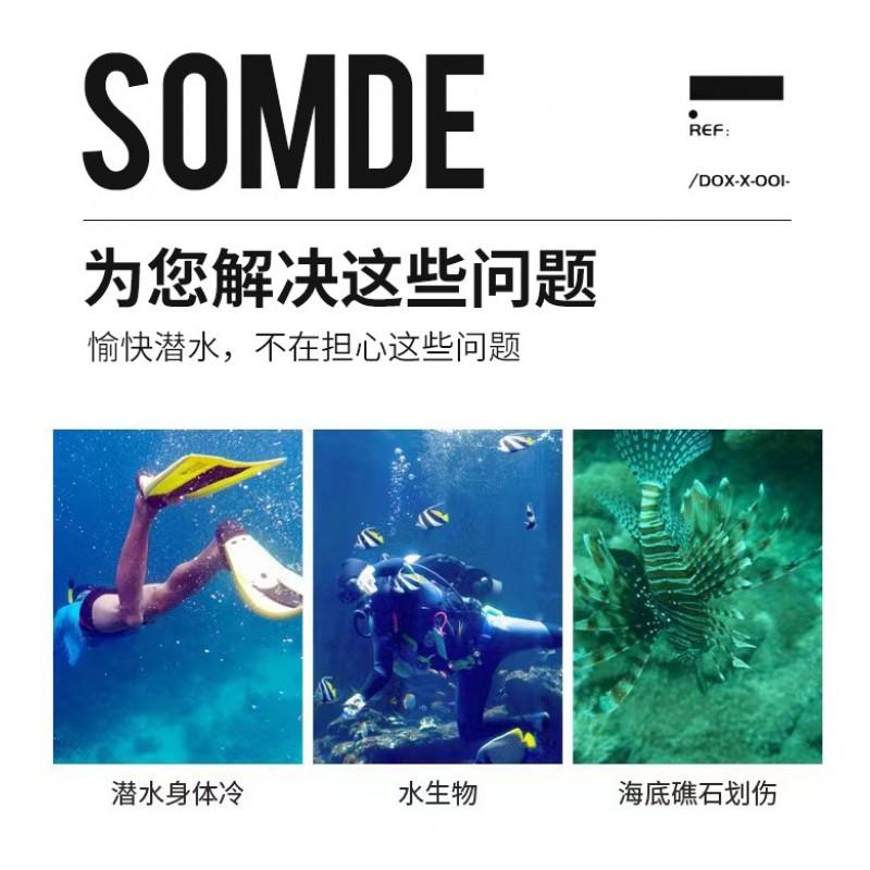3mm Full Wetsuit Set Men Diving Snorkeling Surfing Jet Ski Beach Water Sports Thermal Long Pants Top
