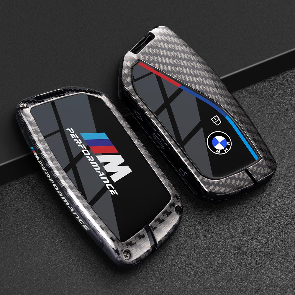 Car Key Case Cover Protector Shell For BMW I7 X7 G07 LCI iX I20 X1 U11 7 Series G70 G09 XM U06 G81 M3 2023 Keyless Accessories