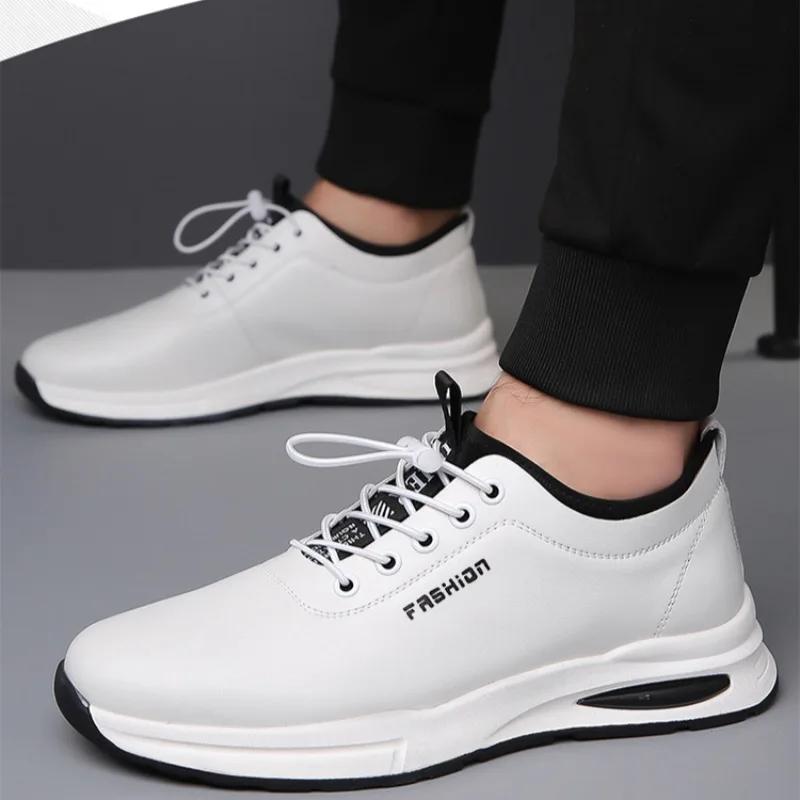 2025 Men's Shoes Luxury Casual Leather Shoe Classic Business Dress Shoe Soft Sole Driving Shoes Moccasins Sneakers for Men Male