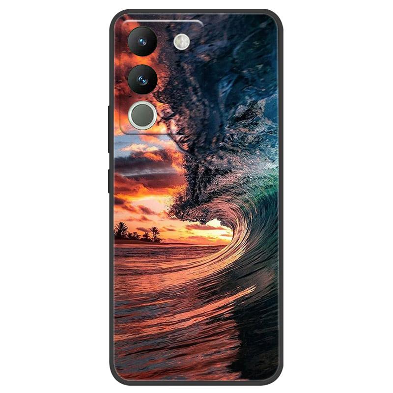 For VIVO V29E Case V2317 Camer Protective Shell For VIVO Y200 5G Phone Case Soft Silicone TPU Back Cover V2307 Shockproof Fundas