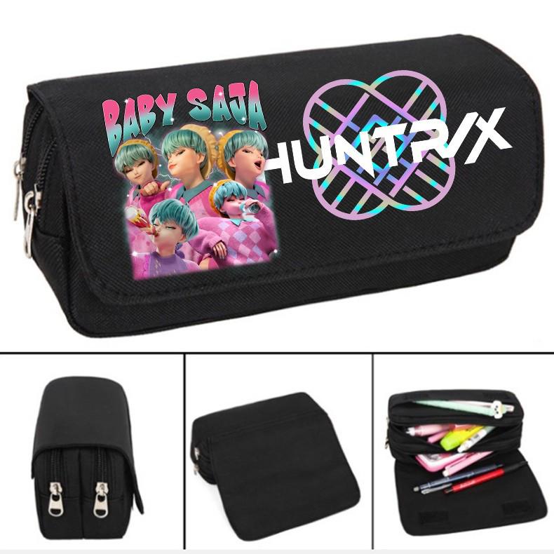 KPOP Anime Demon Hunter Girl Group Pencil Case - Large Capacity Student Stationery Box