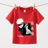 Jujutsu Kaisen Satoru Gojo Anime Print Cotton T Shirt for Boys Girls Short Sleeve Summer Casual Kids Tee Top