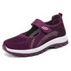 Women's Mesh Walking Shoes, Breathable Shoes for Middle-aged and Elderly Mothers, Hook-and-loop Closure Women's Shoes, Elderly Shoes.