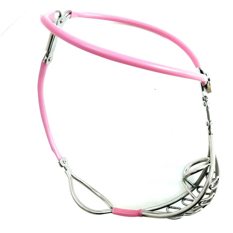 Keuschheitsgürtel aus Edelstahl für Herren, tragbare Hose mit atmungsaktivem, verschließbarem Peniskäfiggurt am Penis, Bondage-Sexspielzeug für Männer