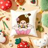 Cartoon M-Monchhichis Cushion Cover Plush Fabric Soft Double-Sided Printed Sofa Warm Winter Home Gift Pillow Cover