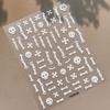 Halloween Gothic Ghost Nail Sticker Dark Style Ghost Witch Pumpkin Spooky Nail Art Decoration Stickers