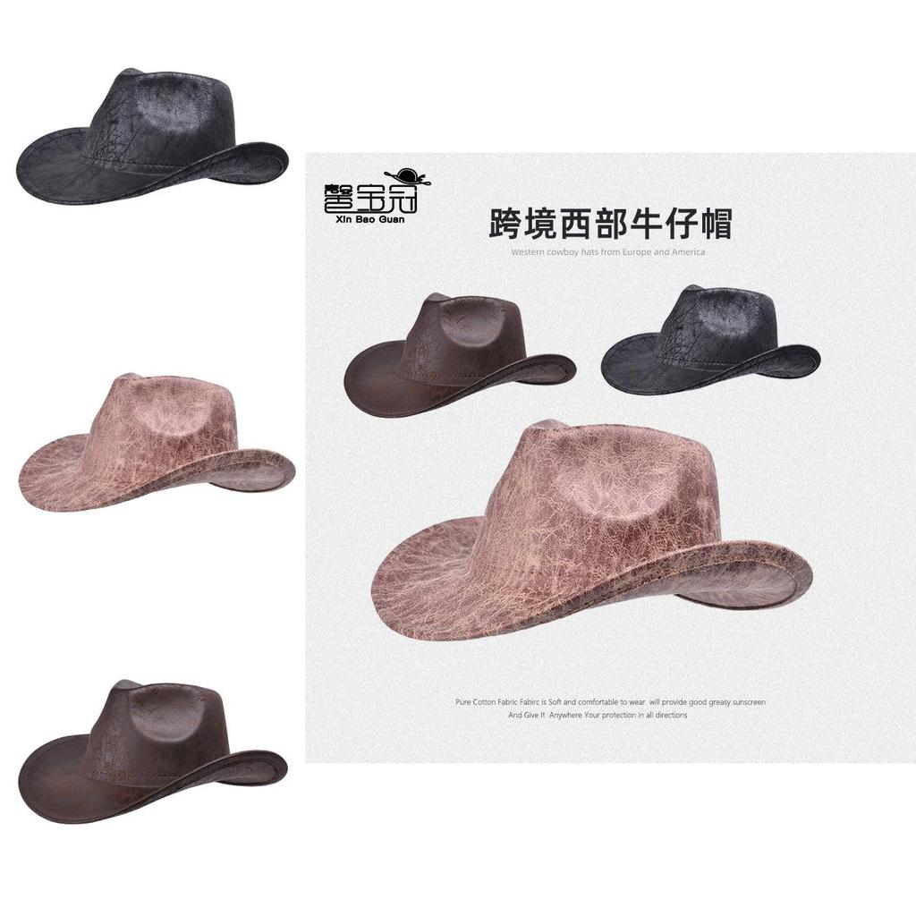 Western Cowboy Hat For Men With Sun Protection And Breathability For Outdoor Activities