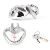 Super Small 3 Color Male Chastity Cage Stainless Steel Lockable Penis Ring Cock Cage Metal Chastity Belt Adults Sex Toys For Men
