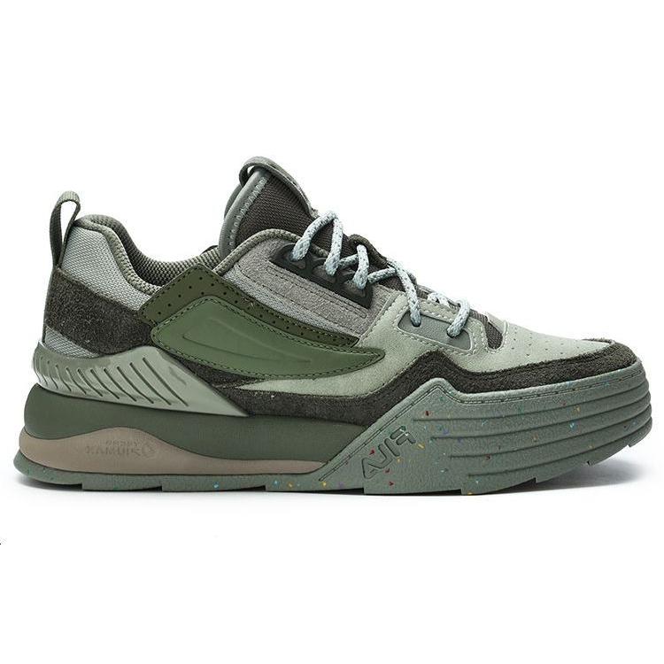 Fila PALA Wear Resistant And Lightweight Low Top Skateboard Shoes Women's Green F12W311203FSB