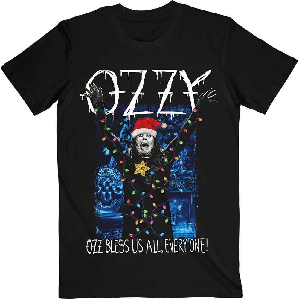 Ozzy Osbourne Arms Out Holiday T-Shirt Black New Unisex T-Shirt L