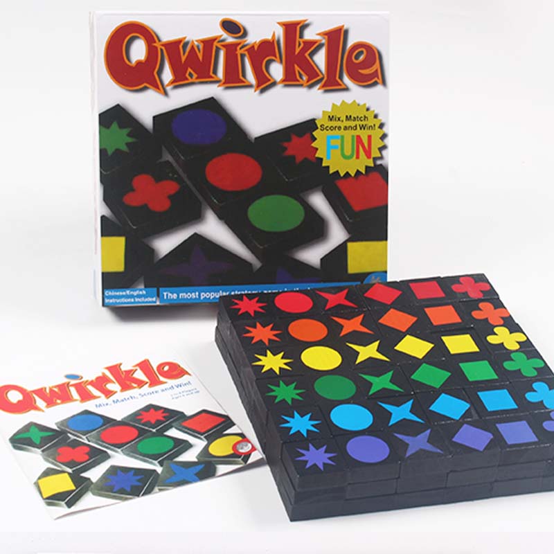 

Новинка Развивающие игрушки Qwirkle Деревянные шахматы Интерактивные игры для родителей и детей Игрушки для детей и взрослых
