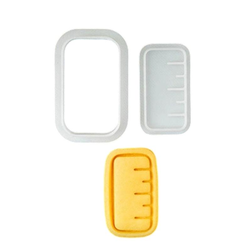 Educational Theme Plastic Cookie Cutters Molds School Cookie Stamps For Creative Baking With Children And Family Activity
