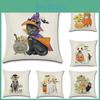 Brightly Colored Halloween Themed Pumpkin Animal Cushion Cover For Stylish Sofa Decor