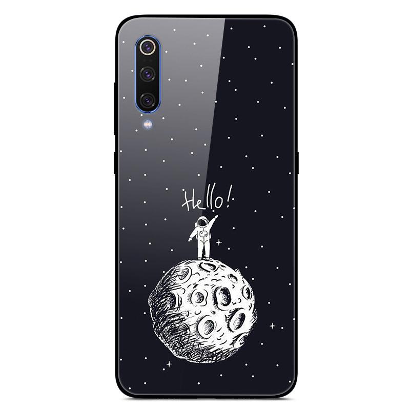 For Xiaomi Mi 9 Mi9 SE Tempered Glass Case Hard Cover Phone Case For Xiaomi Mi 9 SE Mi9 T 9T Pro Cases Redmi Note 9S 9 S Cover