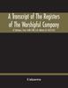 Libro A Transcript Of The Registers Of The Worshipful Company Of Stationers From 1640 by UNKNOWN - Paperback