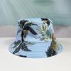 New bucket hat fruit print double-sided fisherman hat pineapple pot hat fashion outdoor short brim hat