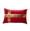 Festive Throw Pillow Cover Gold Foil New Year Christmas Decorative Cushion Cover Modern Home Sofa Couch Decor Pillowcase 45x45cm