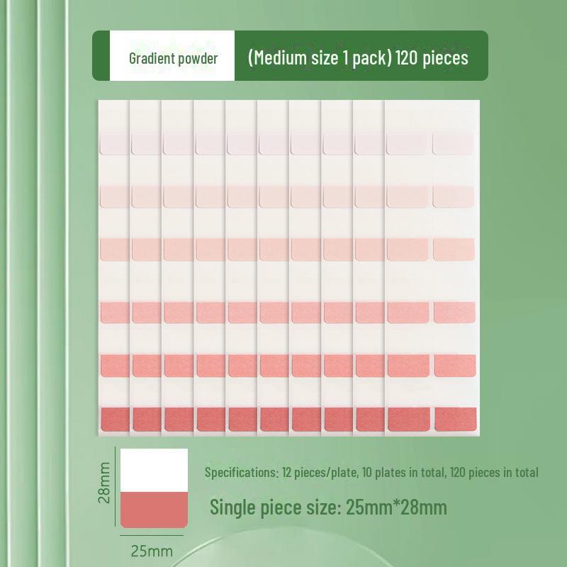 Custom Morandi Index Label Sticky Notes – Fluorescent Bookmarks for Students