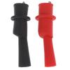 2Pcs Insulated Multimeter Test Lead Meter Alligator Clip Crocodile Clamp Probe