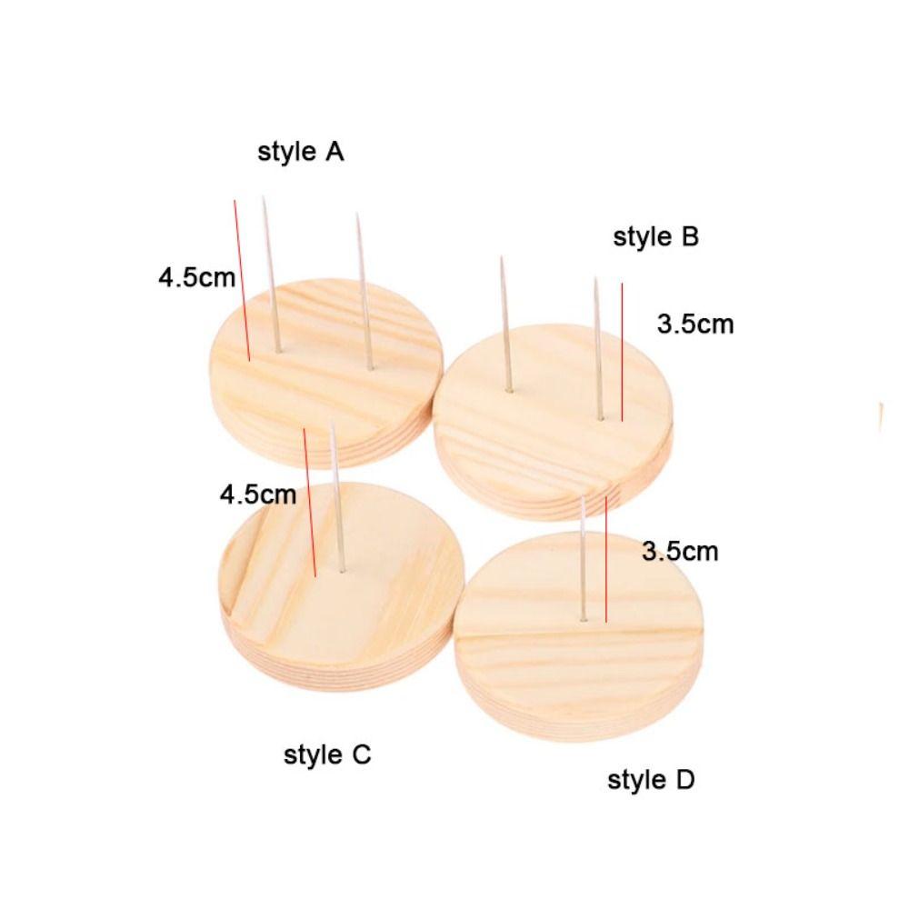 Round Crochet Doll Base Wooden Display Base DIY Tool Display Rack  Doll Display
