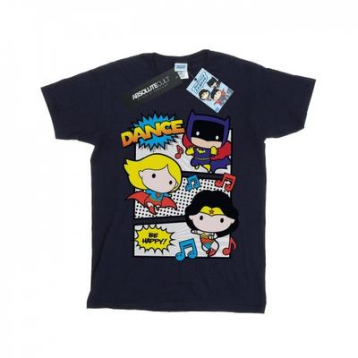 Mädchen Chibi Superfreunde Tanz Baumwoll-T-Shirt