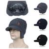 Thickened Winter Hat Warm Windproof Ski Beanie Hat Casual Knitted Hat  Birthday Gift