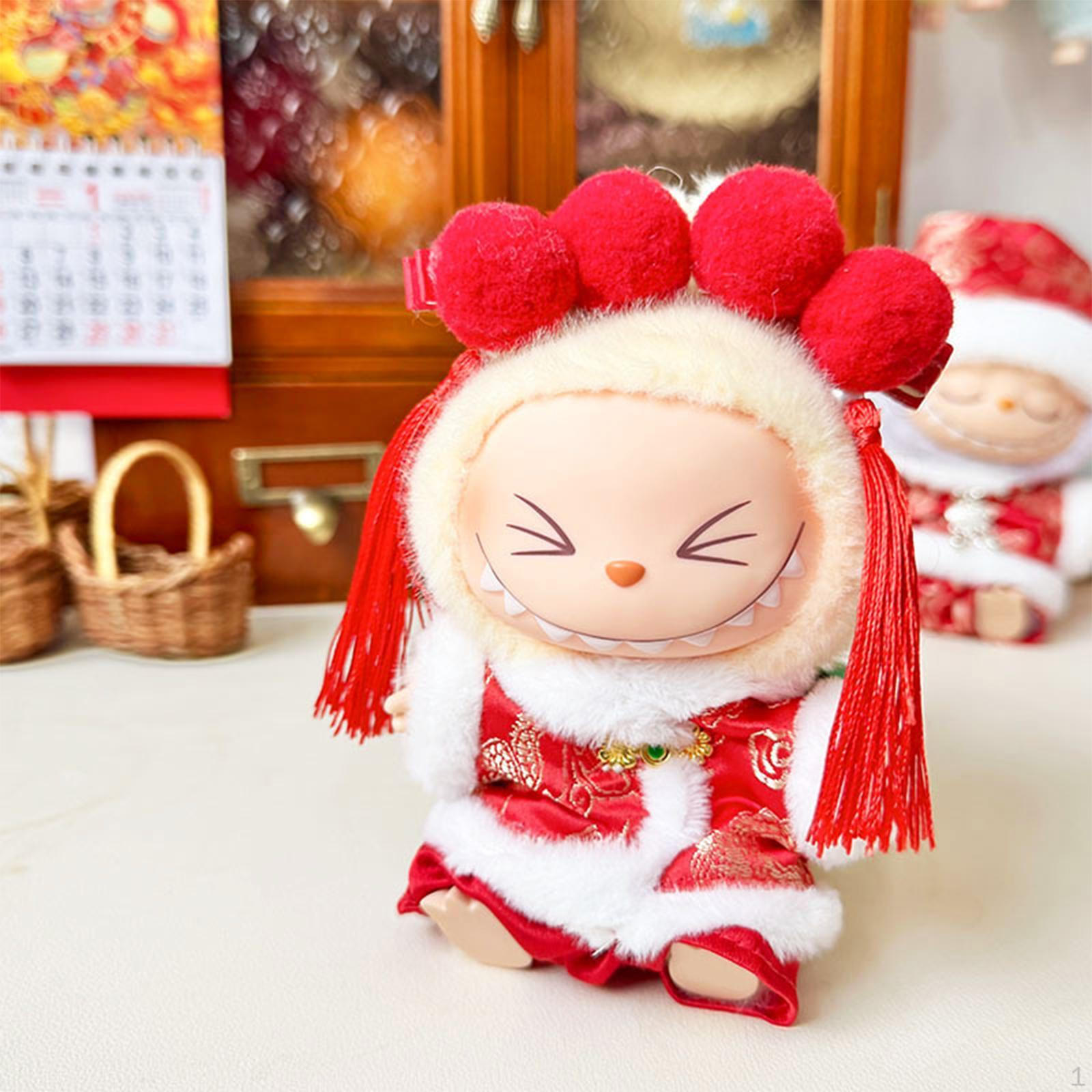 

Наряд для плюшевой куклы 17 см, праздничные костюмы в стиле Тан with Hairpin