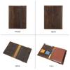 Vintage Crazy Horse Leather Notebook Portfolio For Ipad Mini Case A5 Book Travel File Folder Office School Stationery Supply Quality