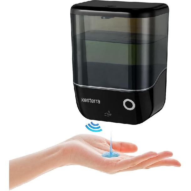 Automatic Soap Dispenser, 17oz/500ml Touchless Soap Dispenser, Plastic Hand Soap Dispenser for Kitchen Bathroom, with 7 Levels Adjustable Soap