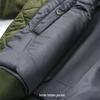 Shenwu Amei Herren Khaki B-15 Fliegerjacke Retro Baumwollparka Wintermantel
