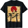 Nine Tailed Fox Japanese Art Retro T-Shirt(1)