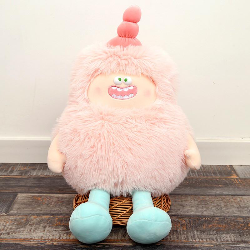 

Long Haired Monster Plush Toy With Pp Cotton Filling For Kids Playroom Decor