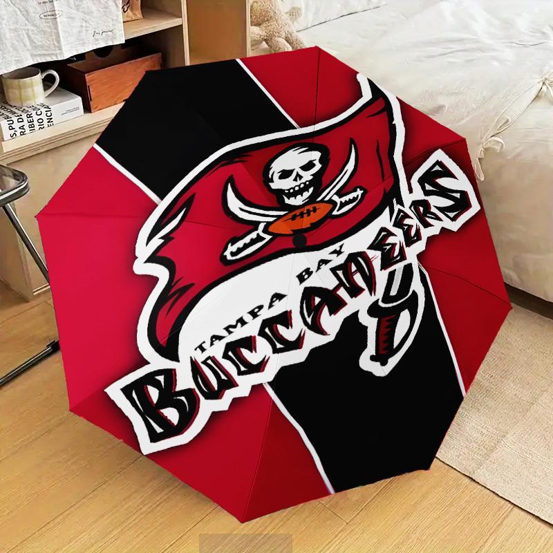 Tampa Bay Buccaneers Logo Umbrella Folding umbrella, automatic umbrella 8-Frame for Travel, camping Use Gift for Halloween Christmas