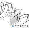 51137465551/552 Türverkleidung hinten für BMW 7er G12 LCI, Cerium Grau