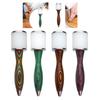 Leather Carving Hammer Practical Wooden Handle Manual Hand Tool Leathercraft Mallet for Handmade Leatherwork Accessories