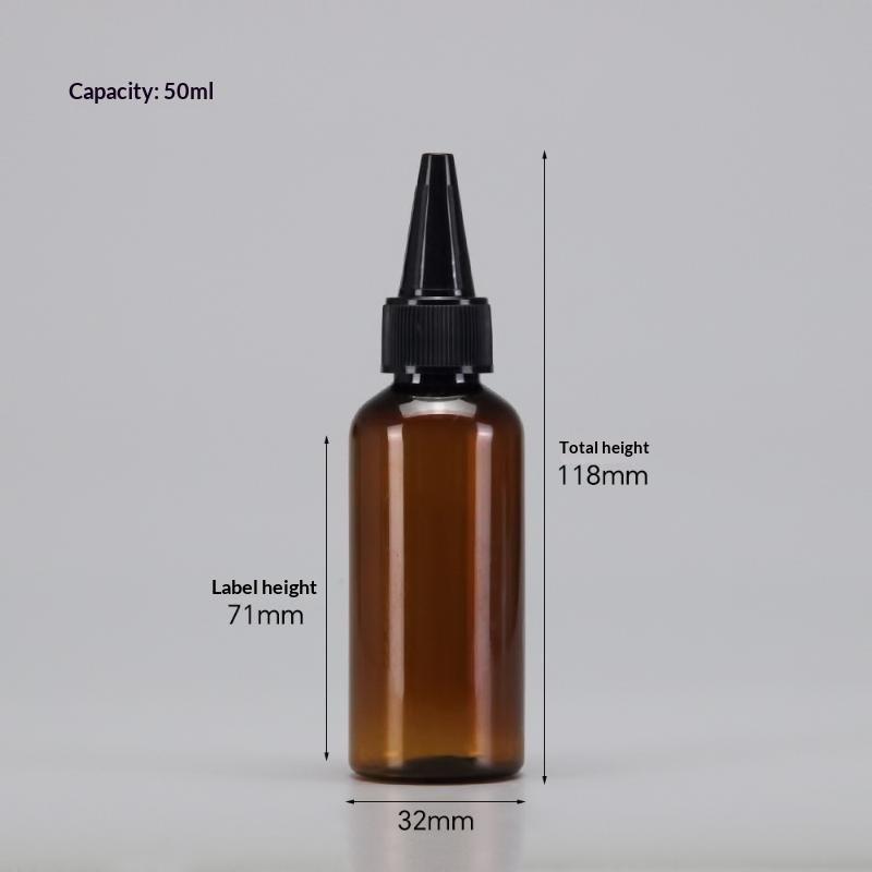 10Pcs Multi-use Squeeze Plastic Bottles Pointed Tip Screw Cap Leakproof Liquid Dispensing Container for Home Kitchen Salon Travel