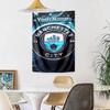 Manchester City Custom Your Name Wall Decor Tapestry Art For Pet Memorial Birthdaywedding Party Backdrop Family Gift