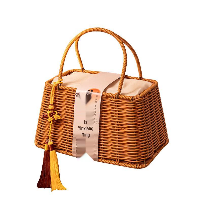 Mid-Autumn Festival Woven Handbag Gift Set