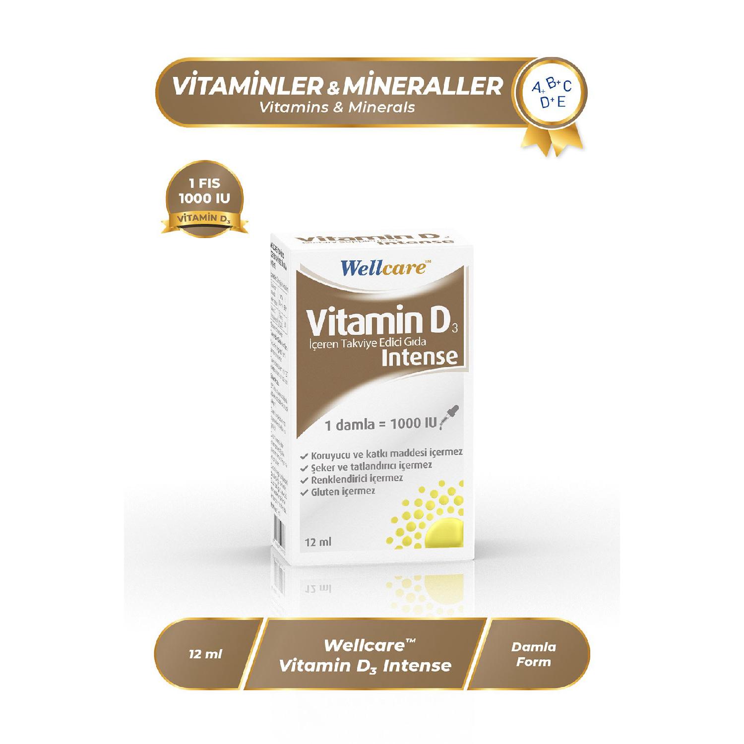 

Vitamin D3 Intensive 1000 Iu 12 Ml Drop